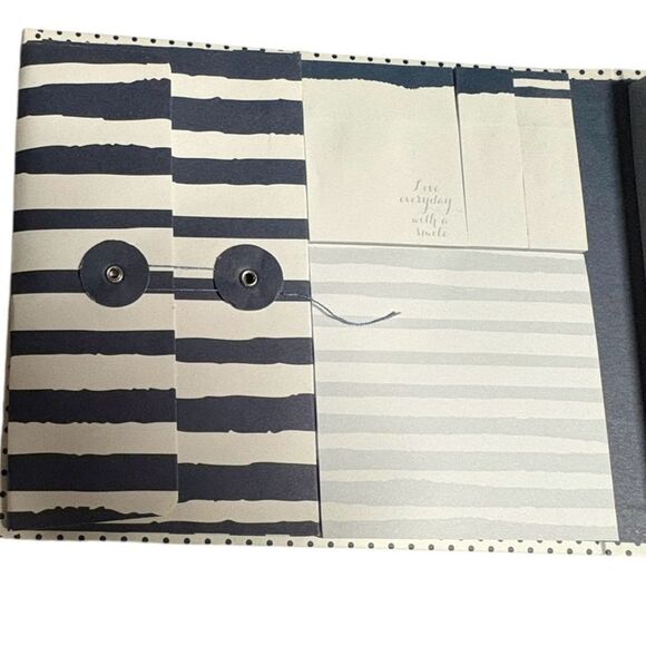 Polka Dot Calendar and Notebook with Gold Text - Picture 3 of 5